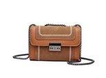 UmhäNgetasche "Kini", Damen, Gr. B/H/T: 19Cm X 14Cm X 7Cm Onesize, Braun (Cognac), Lederimitat, Collezione Alessandro, Taschen UmhäNgetasche, Materialmix