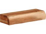 Vidaxl Mensole A Muro 2 Pz. 40X17X8 Cm In Legno Massiccio Di Acacia