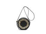 UmhäNgetasche "Ring", Damen, Gr. B/H/T: 19Cm X 19Cm X 6Cm Onesize, Schwarz, Polyurethan (Pu), Collezione Alessandro, Taschen UmhäNgetasche, Aus Lederfreiem Softmaterial