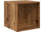 Syfax™ Armadietto A Muro Con Lo Scaffale Legno Vecchio 37 X 37 X 37 Cm