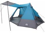Vidaxl Tenda Da Campeggio Blu 482 X 360 X 227 Cm Poliestere