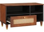 Vidaxl Armadi E Scaffali Per Media Marrone 80 X 33,5 X 46 Cm