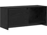 Syfax™ Set Mobile Tv Rovere Nero 90 X 35 X 40 Cm Legno Multistrato