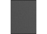 Vidaxl Zerbino Nero E Grigio 80 X 120 Cm In Polipropilene E Pvc