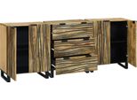 Vidaxl Set Di Mobili Da Bagno Con Cassetti 3 Pezzi Materiale A Base Di Legno Marrone