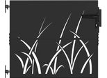 Vidaxl Cancello Da Giardino Nero 85 X 100 Cm Acciaio Verniciato A Polvere