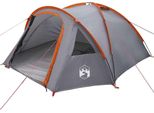 Vidaxl Tenda Da Campeggio Grigio E Arancione 308 X 268 X 130 Cm In Poliestere