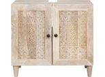 Vidaxl Mobile Da Bagno A Parete Con Porta Bianco 62 X 33 X 58 Cm
