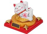 Sdraiato Che Saluta Il Gatto Di Fortuna Alimentato Solare Ricchezza Welcoming Gatto Fortunato Decorazione Per La Casa Auto Cruscotto Ornamento Regalo Di Inaugurazione L