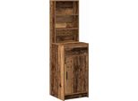 Syfax™ Credenza Legno Vecchio 40 X 40,5 X 135 Cm Legno Multistrato