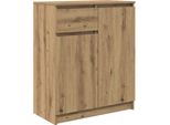 Syfax™ Credenza Con Cassetto Rovere Artigianale 71X35X84 Cm Truciolato