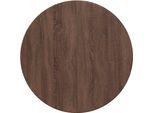 Syfax™ Piano Del Tavolo Rovere Marrone 70 X 70 X 1,5 Cm