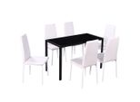 Syfax™ Set Da Pranzo 7 Pz Nero E Bianco