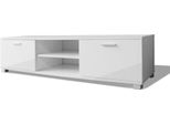 Syfax™ Mobile Porta Tv Bianco Lucido 120X40,5X35 Cm