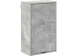 Syfax™ Mobile Da Bagno Con Porta Grigio Cemento 39 X 23,5 X 65 Cm
