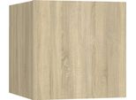 Syfax™ Comodino Rovere Sonoma 30,5X30X30 Cm In Truciolato