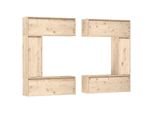 Syfax™ Mobili Porta Tv 6 Pz In Legno Massello Di Pino