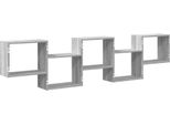 Syfax™ Mensola A Cubo Da Parete 5 Scomparti Truciolato Sonoma Grigio
