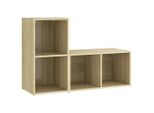 Syfax™ Mobili Tv 2 Pz Rovere Sonoma 72X35X36,5 Cm In Legno Multistrato