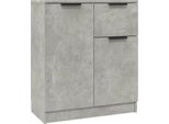 Syfax™ Credenze 2 Pz Grigio Cemento 60X30X70 Cm In Legno Multistrato