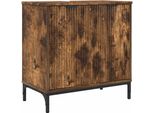 Syfax™ Armadio Per Lavabo Da Bagno Rovere Fumé 60,5 X 33,5 X 61 Cm