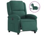 Syfax™ Poltrona Elettrica Reclinabile Verde Scuro In Vera Pelle