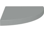 Syfax™ Scaffale Angolare A Parete Grigio 35X35X3,8 Cm In Mdf