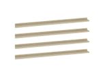 Syfax™ Mensole Da Parete 4 Pz Rovere Sonoma 115X9X3 Cm