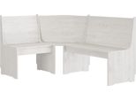 Syfax™ Panca Angolare Reine 151 Cm In Pino Massello Bianco