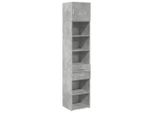 Syfax™ Mobile Sottile Grigio Cemento 45X42,5X225 Cm In Truciolato