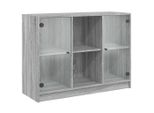 Syfax™ Credenza Grigio Sonoma 102X37X75,5 Cm In Legno Multistrato