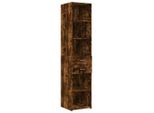 Syfax™ Credenza Rovere Fumo 40X42,5X185 Cm In Legno Multistrato
