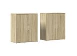 Syfax™ Credenze 2 Pz Rovere Sonoma 60X31X70 Cm In Legno Multistrato