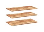 Syfax™ Mensole Da Parete 3 Pz 60X40X2 Cm Legno Acacia Rifinito A Olio