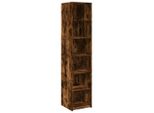 Syfax™ Credenza Rovere Fumo 40X41X185Cm In Legno Multistrato