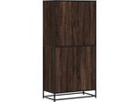 Syfax™ Credenza Rovere Marrone 68X35X139 Cm In Truciolato
