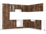 Syfax™ Set Mobili Da Cucina 14 Pz Porto Rovere Fumo In Truciolato
