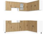 Syfax™ Set Mobili Da Cucina 11 Pz Porto Rovere Artigianale Truciolato