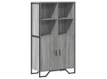 Syfax™ Credenza Grigio Sonoma 79,5X35,5X137,5 Cm In Truciolato