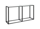 Syfax™ Tavolo Consolle Trasparente 140X35X75,5 Cm In Vetro Temperato