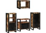 Syfax™ Set Di Mobili Per Il Bagno 4 Pcs Legno Massello Riciclato