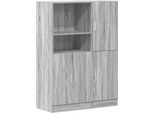 Syfax™ Set Di Mobili Da Cucina 2 Pz Grigio Sonoma In Truciolato