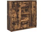 Syfax™ Credenza Con Cassetti Rovere Fumo 100,5X35X98,5Cm In Truciolato