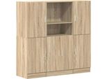 Syfax™ Set Di Mobili Da Cucina 3 Pz Rovere Sonoma In Truciolato