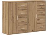 Syfax™ Credenza Con Cassetto 2 Pcs Rovere Artigianale 60 X 31 X 84 Cm