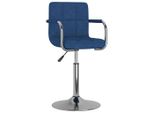Syfax™ Sgabello Da Bar Blu In Tessuto