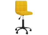 Syfax™ Sedia Da Ufficio Girevole Giallo Senape In Velluto