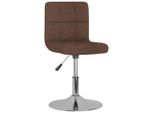 Syfax™ Sgabello Da Bar Girevole Marrone In Tessuto