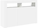 Syfax™ Credenza Bianco 116 X 30 X 75 Cm Legno Multistrato
