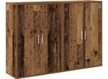 Syfax™ Credenza 2 Pcs Legno Vecchio 60 X 31 X 84 Cm Legno Multistrato